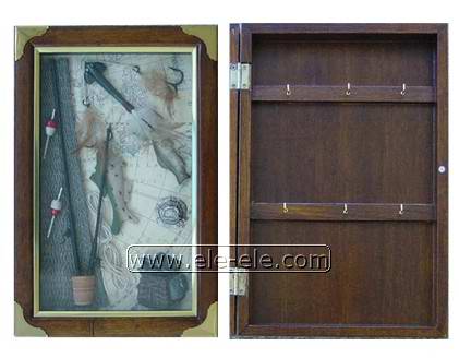 wooden key box