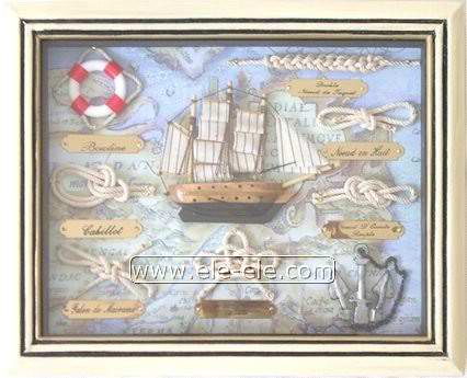 knot board and shadow box