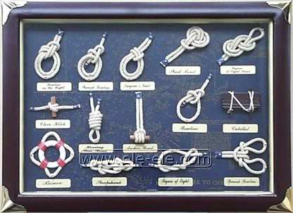 knot board and shadow box