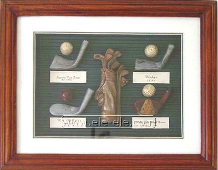 knot board and shadow box