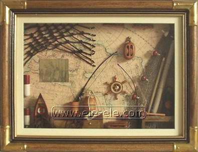 knot board and shadow box