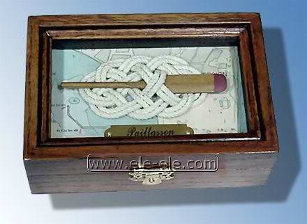 knot board and shadow box