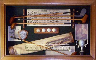 knot board and shadow box