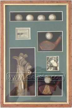 knot board and shadow box