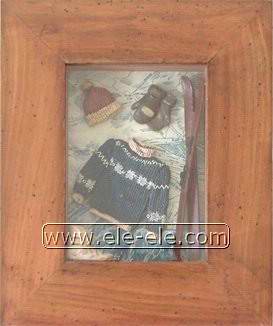 knot board and shadow box