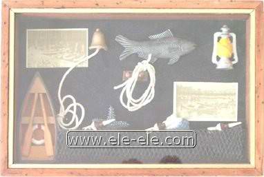 knot board and shadow box
