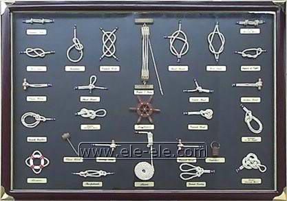 knot board and shadow box