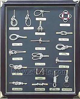 knot board and shadow box