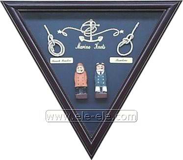knot board and shadow box