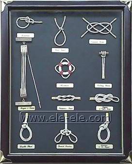 knot board and shadow box