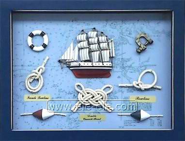 knot board and shadow box