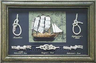 knot board and shadow box