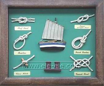 knot board and shadow box