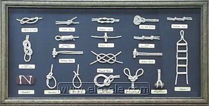 knot board and shadow box