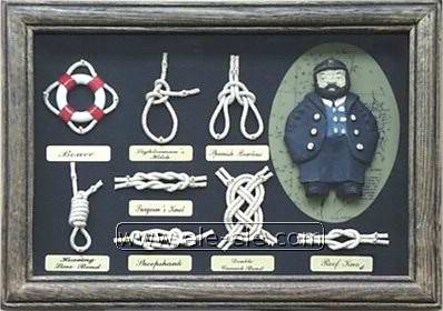 knot board and shadow box