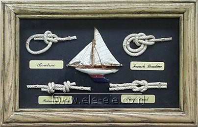 knot board and shadow box