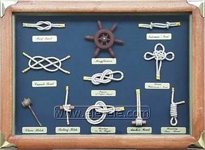 knot board and shadow box