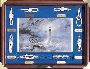 knot board and shadow box