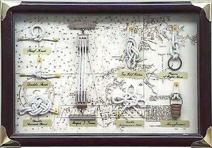 knot board and shadow box