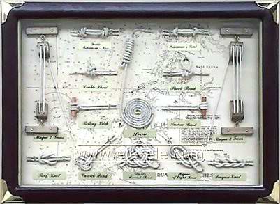 knot board and shadow box