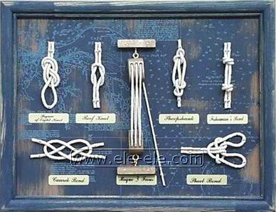 knot board and shadow box