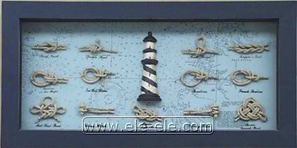 knot board and shadow box