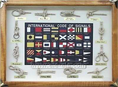 knot board and shadow box