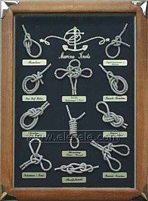 knot board and shadow box