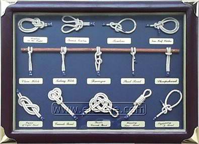 knot board and shadow box