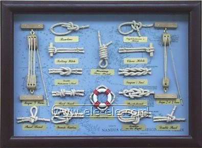 knot board and shadow box