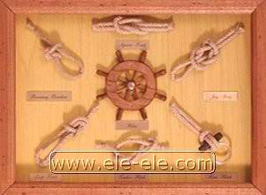 knot board and shadow box