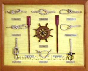 knot board and shadow box