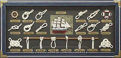 knot board and shadow box