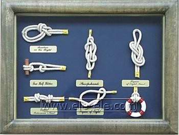knot board and shadow box
