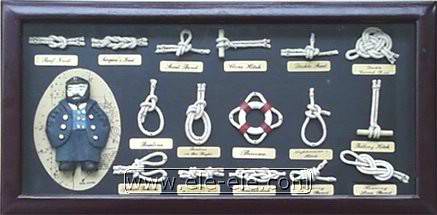 knot board and shadow box
