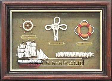 knot board and shadow box