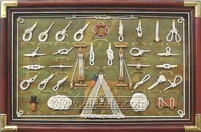 knot board and shadow box