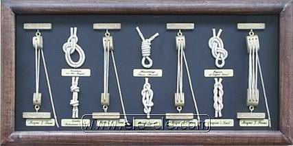 knot board and shadow box