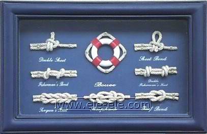 knot board and shadow box
