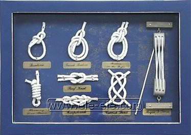 knot board and shadow box