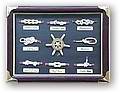 knot board and shadow box
