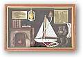 knot board and shadow box