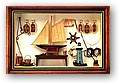 knot board and shadow box