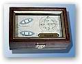 knot board and shadow box