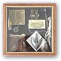 knot board and shadow box