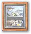 knot board and shadow box