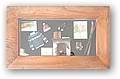 knot board and shadow box