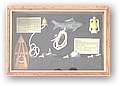 knot board and shadow box