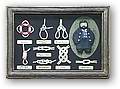 knot board and shadow box