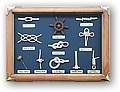 knot board and shadow box